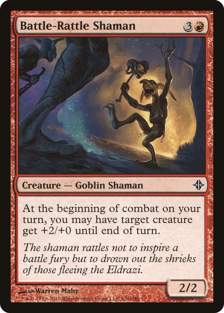 Battle-Rattle Shaman (ROE-136) [Rise of the Eldrazi] Foil