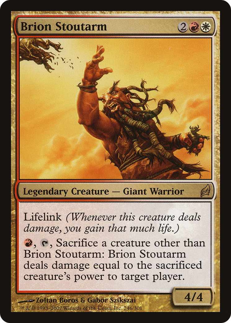 Brion Stoutarm (LRW-246) [Lorwyn] Foil