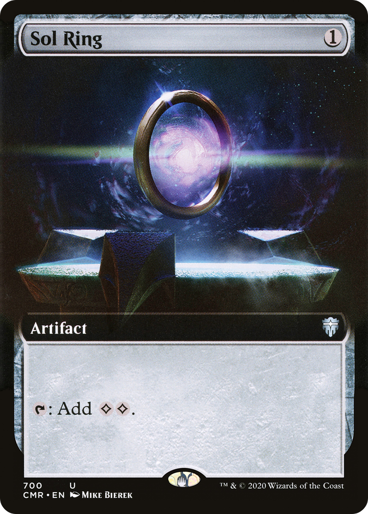 Sol Ring (Extended Art) (CMR-700) [Commander Legends]