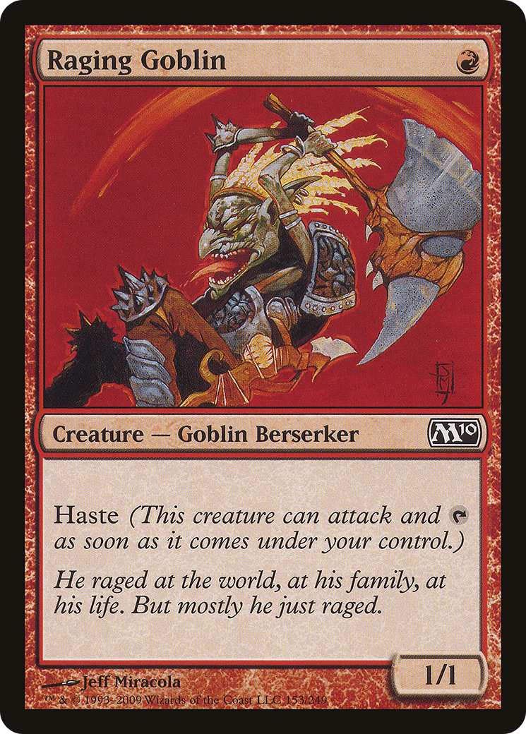 Raging Goblin (M10-153) [Magic 2010] Foil