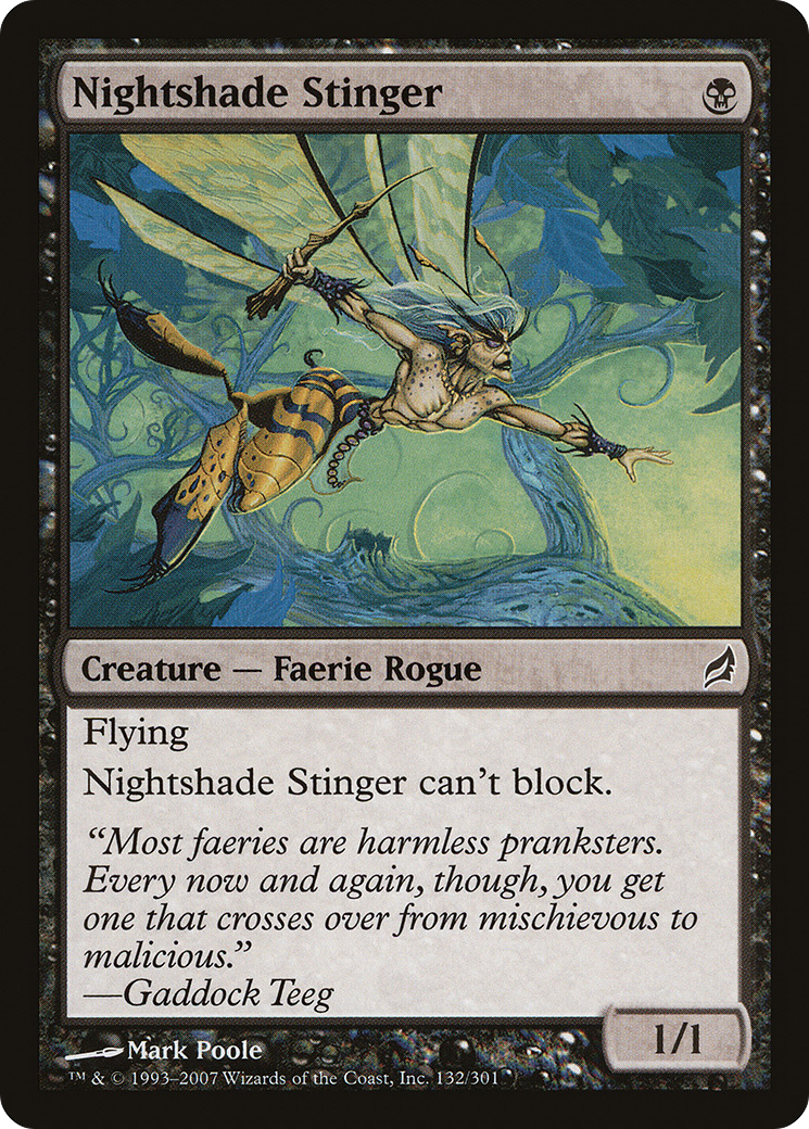 Nightshade Stinger (LRW-132) [Lorwyn] Foil