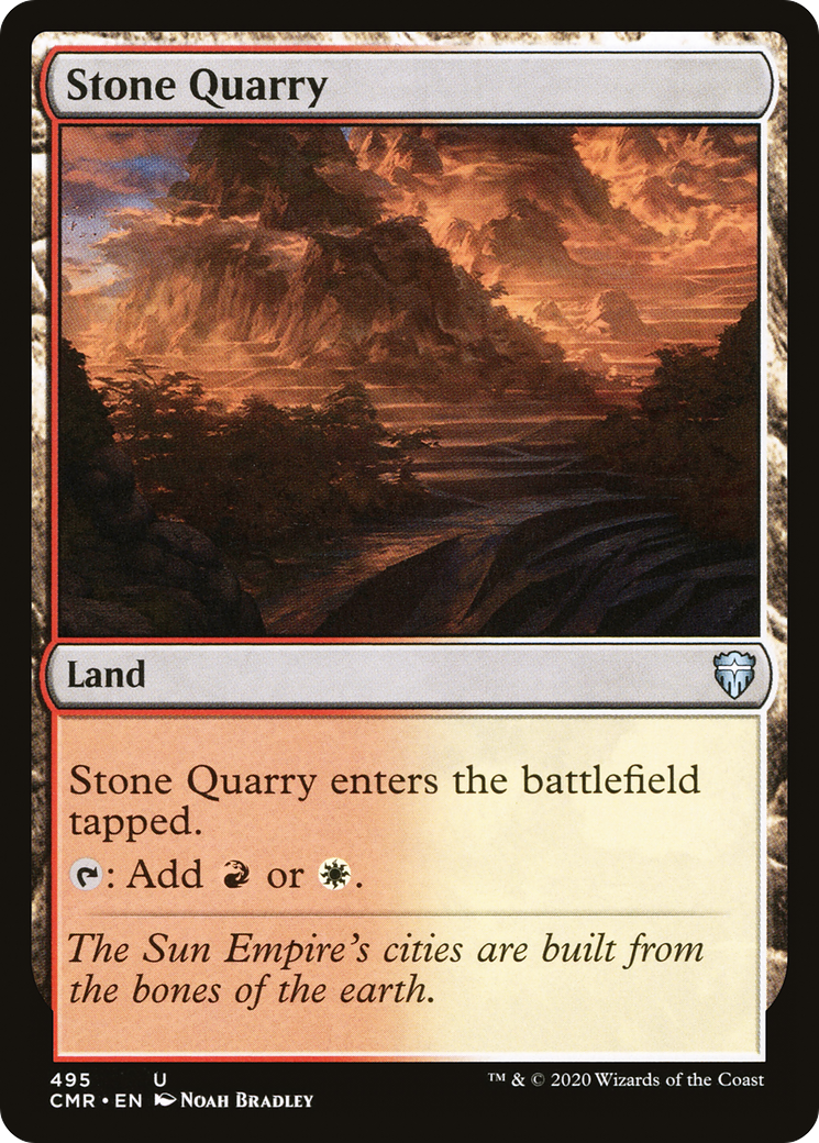 Stone Quarry (CMR-495) [Commander Legends]