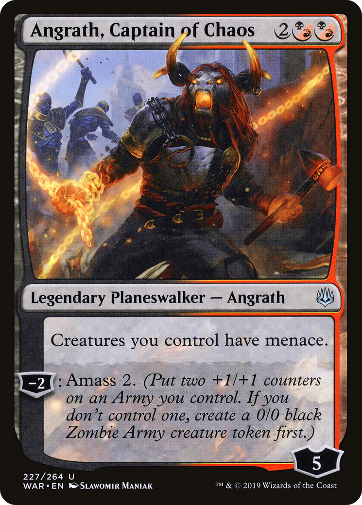 Angrath, Captain of Chaos (WAR-227) [War of the Spark]