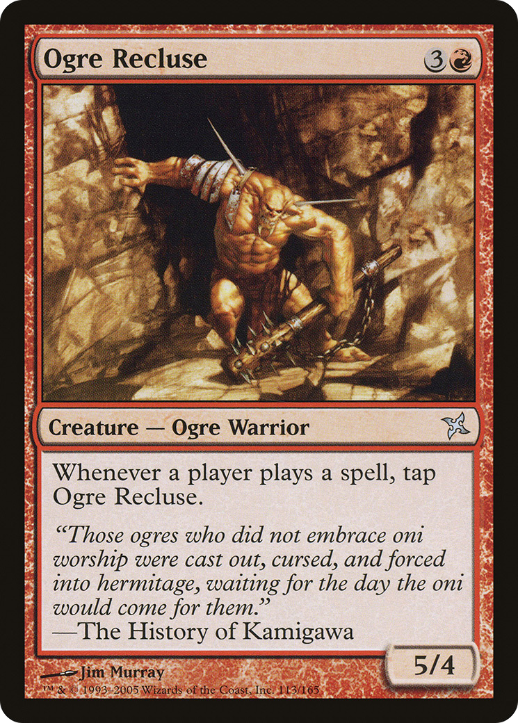 Ogre Recluse (BOK-113) [Betrayers of Kamigawa] Foil