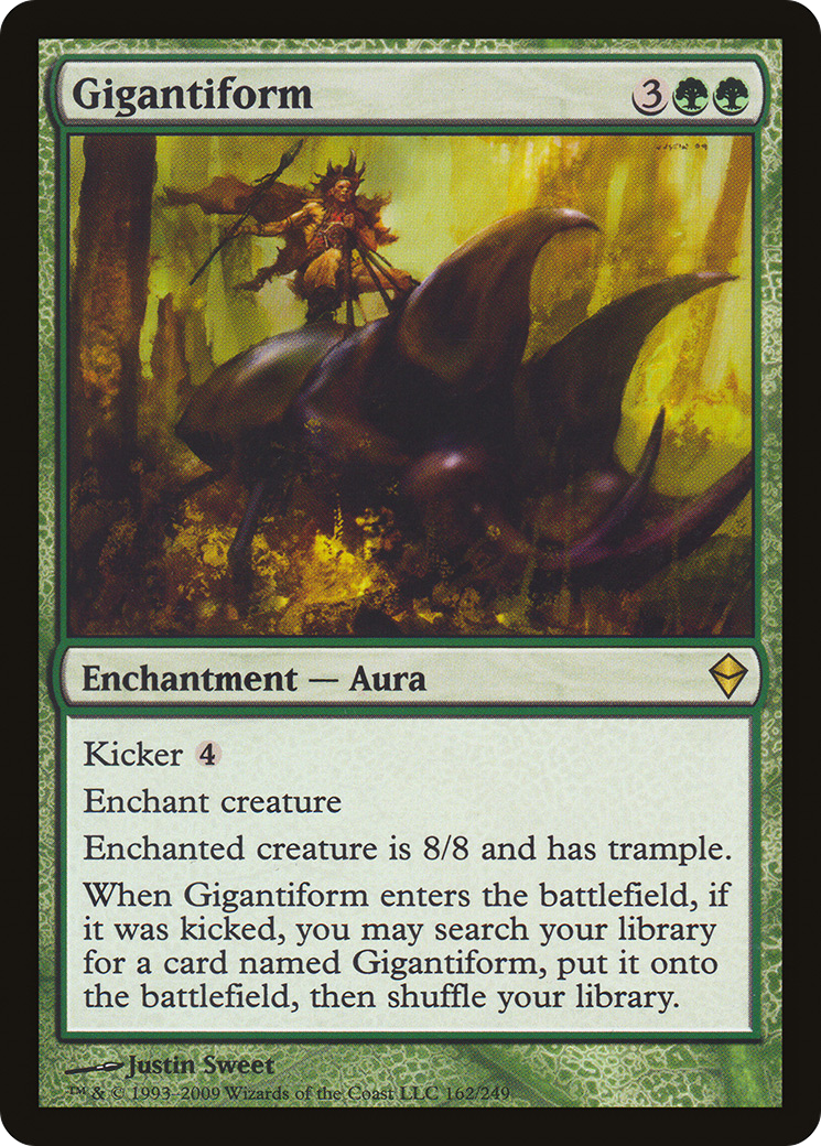 Gigantiform (ZEN-162) [Zendikar] Foil