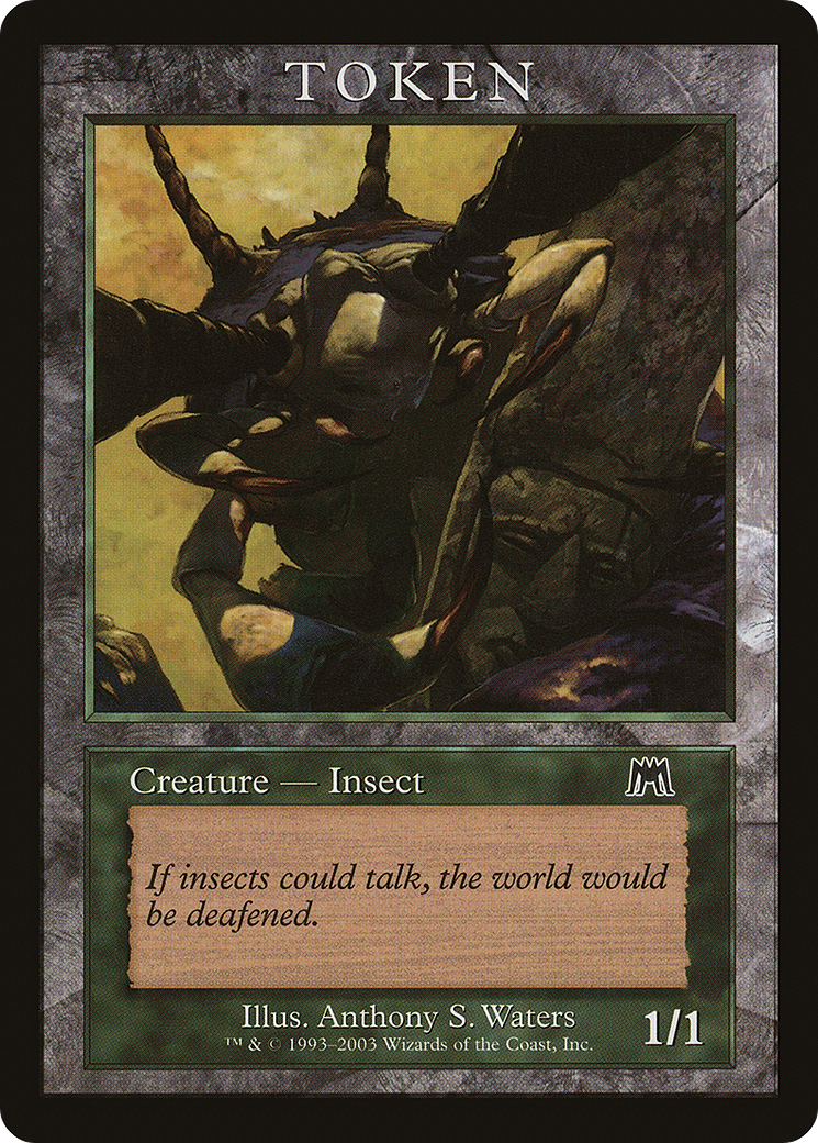 Insect Token (ONS) [Magic Player Rewards 2003]