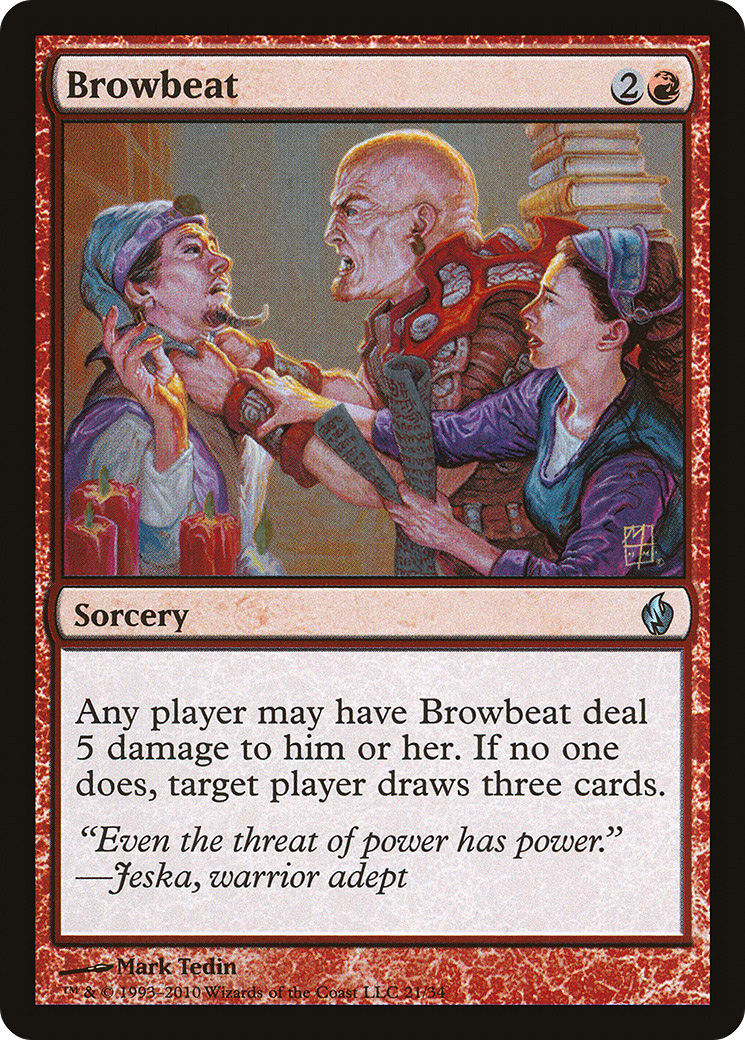 Browbeat (PD2-021) [Premium Deck Series: Fire and Lightning] Foil