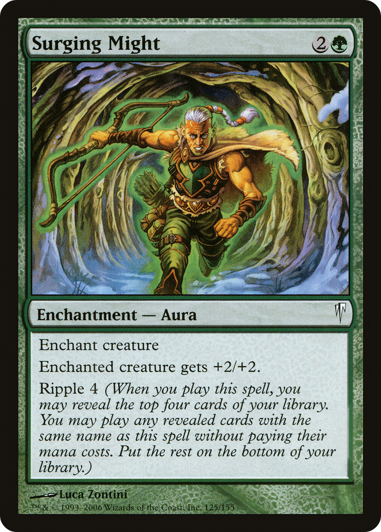 Surging Might (CSP-125) [Coldsnap] Foil