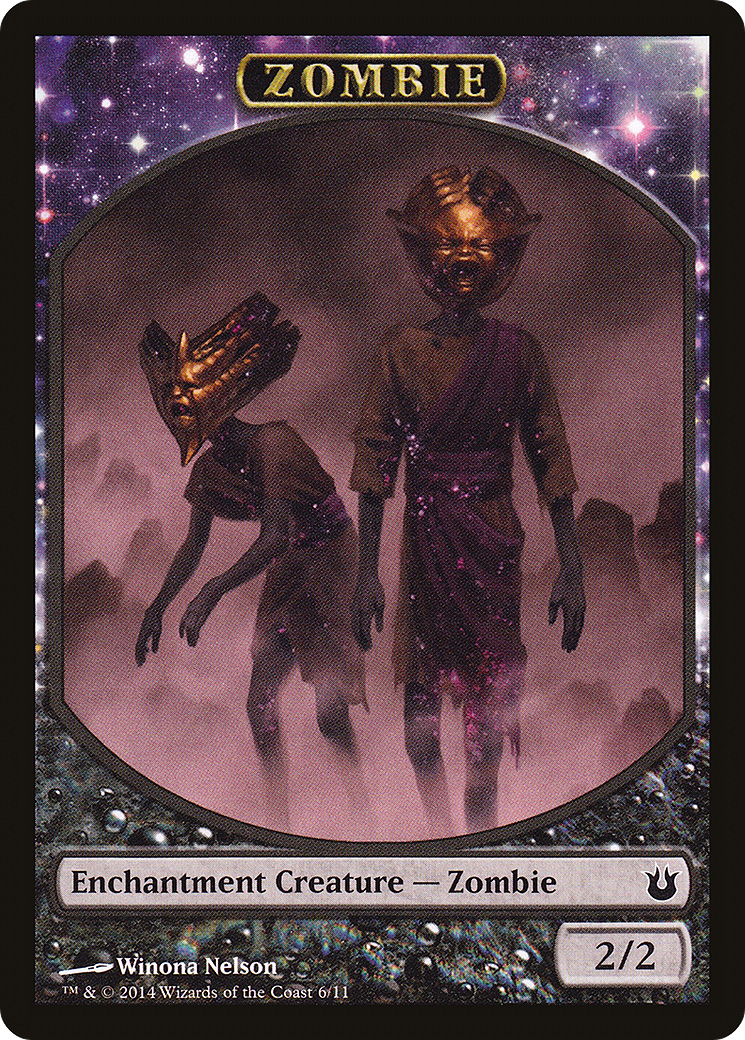 Zombie Token (BNG-006) [Born of the Gods Tokens]