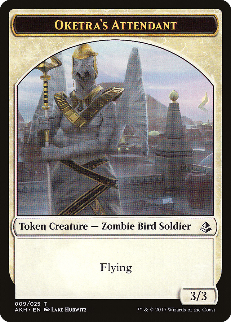 Oketra's Attendant Token (AKH-009) [Amonkhet Tokens] Foil