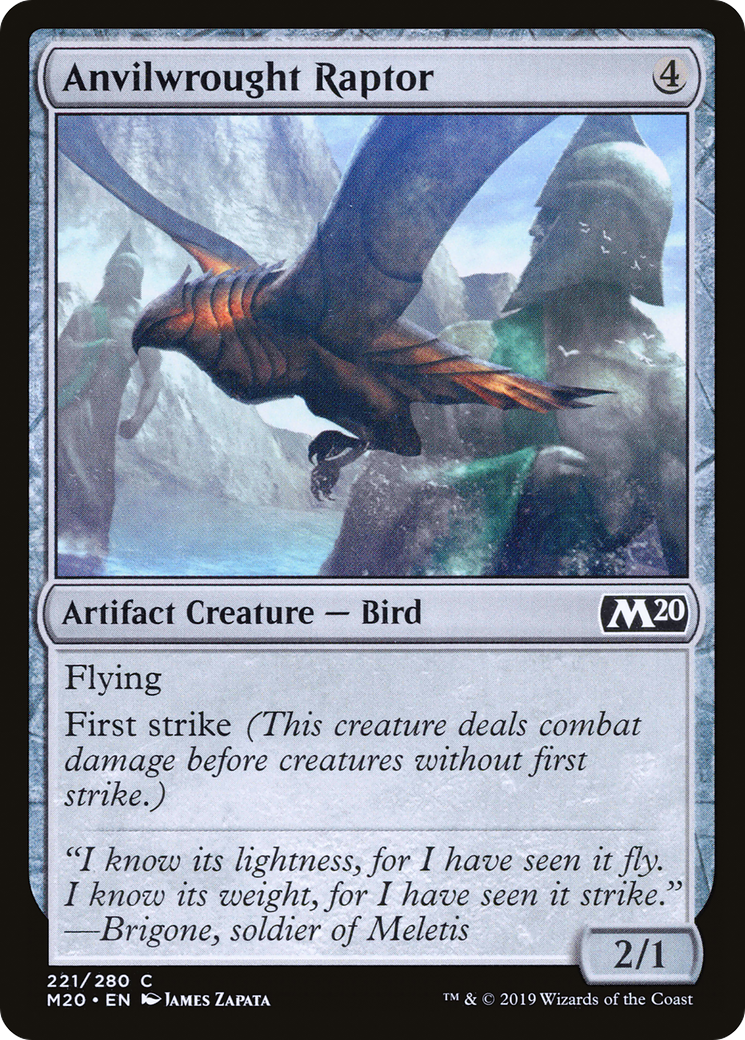 Anvilwrought Raptor (M20-221) [Core Set 2020] Foil