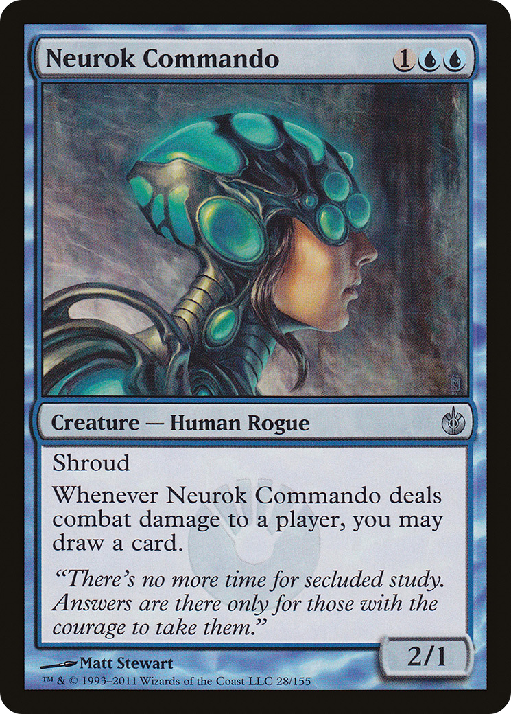 Neurok Commando (MBS-028) [Mirrodin Besieged]