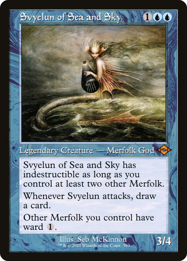 Svyelun of Sea and Sky (Retro Frame) (MH2-393) [Modern Horizons 2] Etched Foil