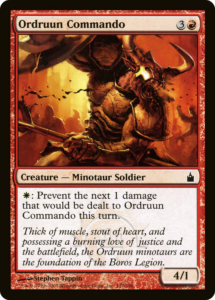 Ordruun Commando (RAV-137) [Ravnica: City of Guilds]