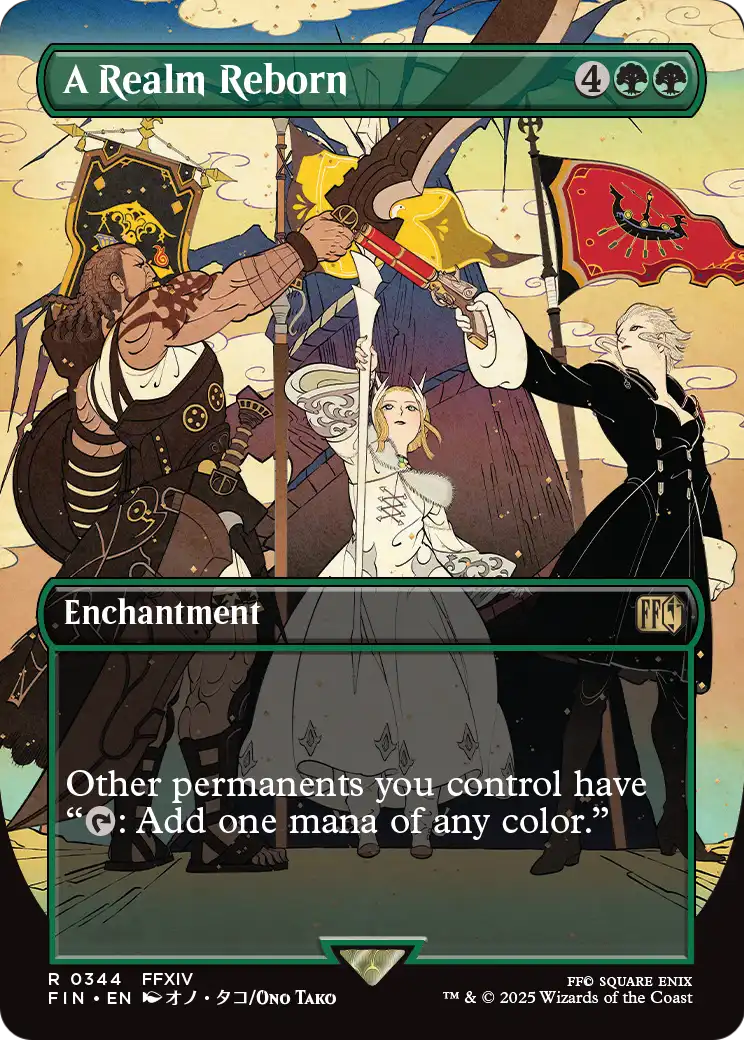 A Realm Reborn (Borderless) (FIN-344) [FINAL FANTASY] Foil