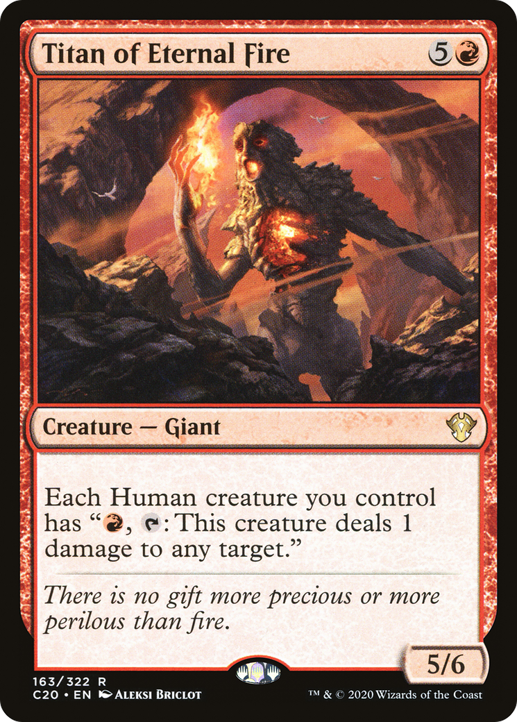Titan of Eternal Fire (C20-163) [Commander 2020]