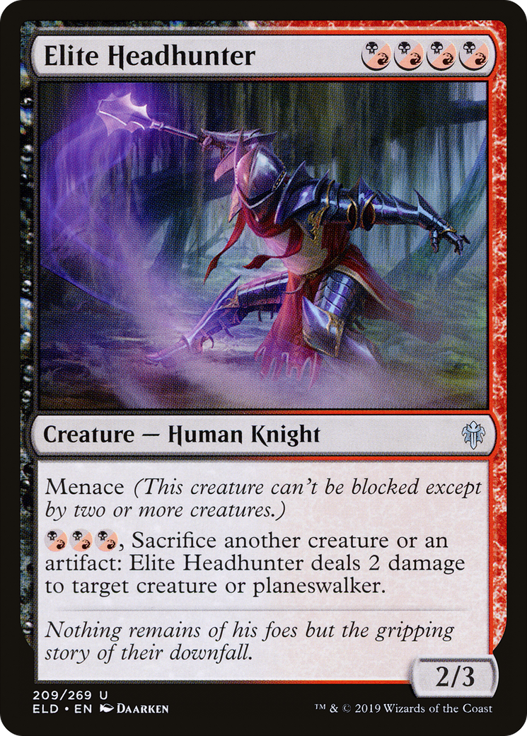 Elite Headhunter (ELD-209) [Throne of Eldraine]