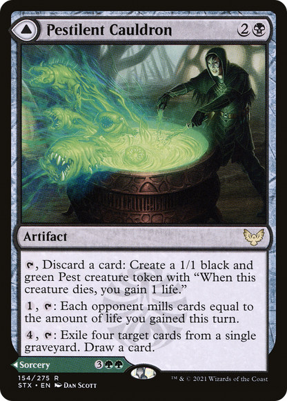 Pestilent Cauldron (STX-154) [Strixhaven: School of Mages] Foil