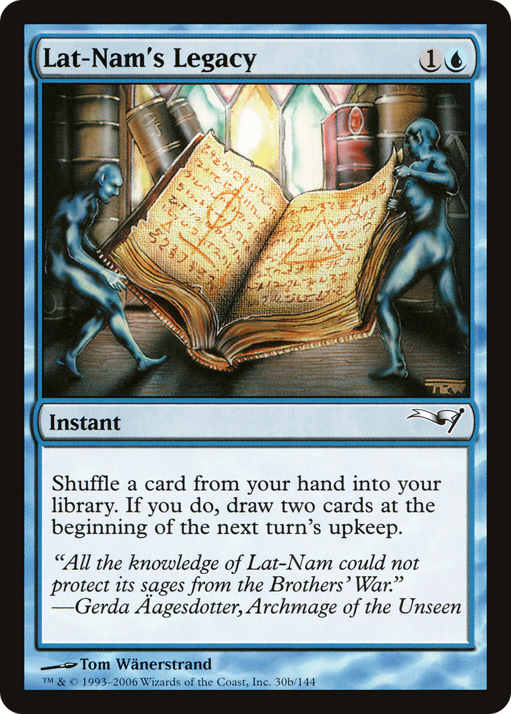 Lat-Nam's Legacy (CTD-30B) [Coldsnap Theme Decks]