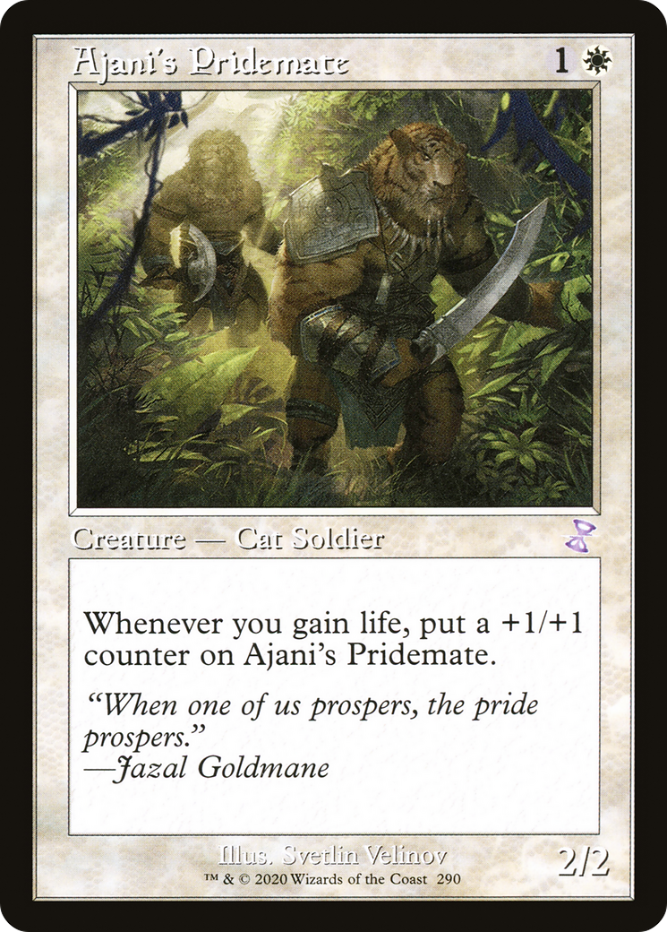Ajani's Pridemate (TSR-290) [Time Spiral Remastered] Foil