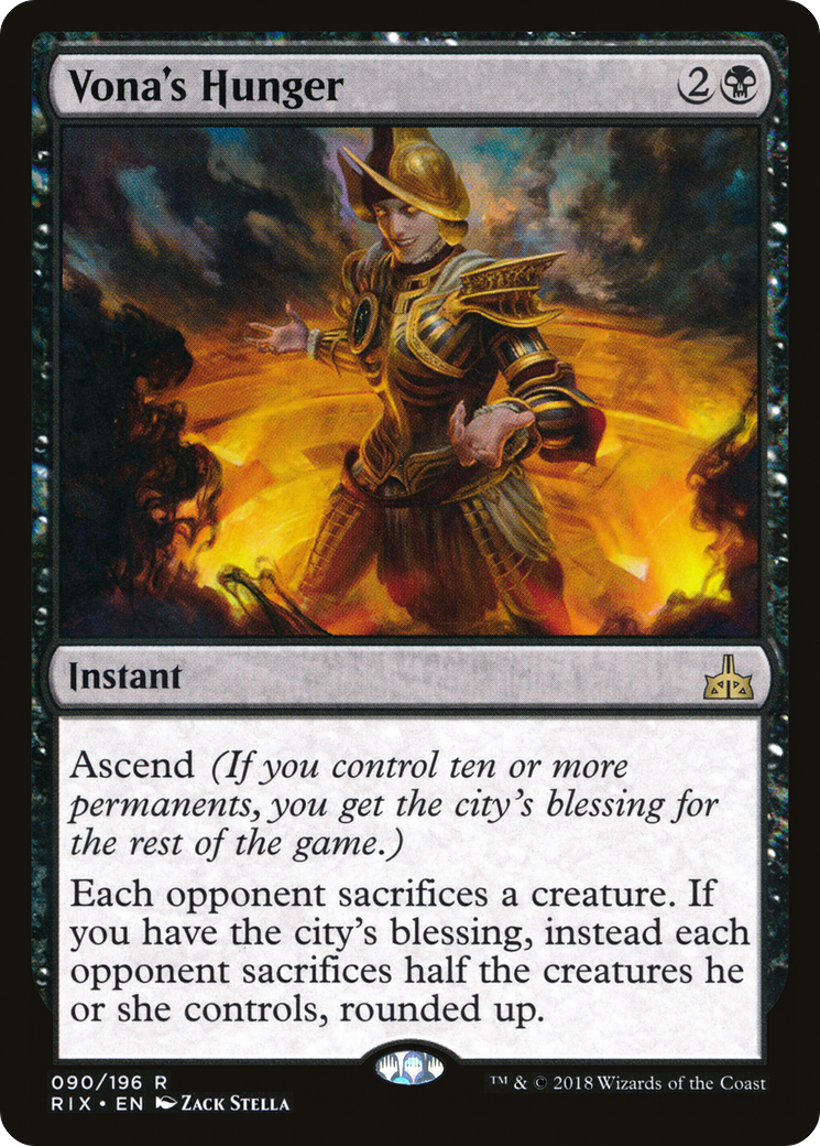 Vona's Hunger (RIX-090) [Rivals of Ixalan]