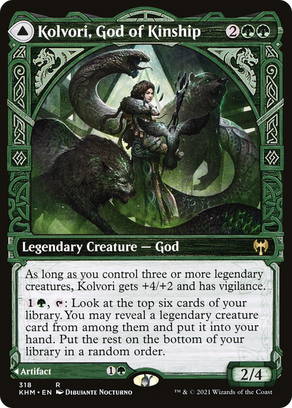 Kolvori, God of Kinship (Showcase) (KHM-318) [Kaldheim]