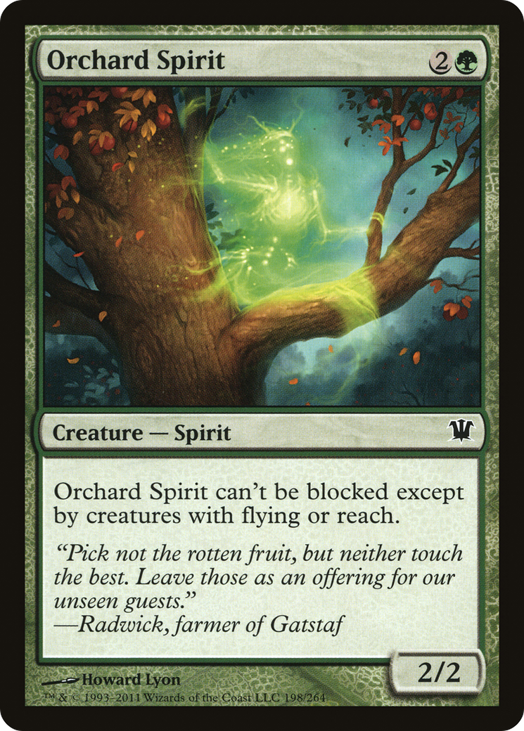 Orchard Spirit (ISD-198) [Innistrad] Foil