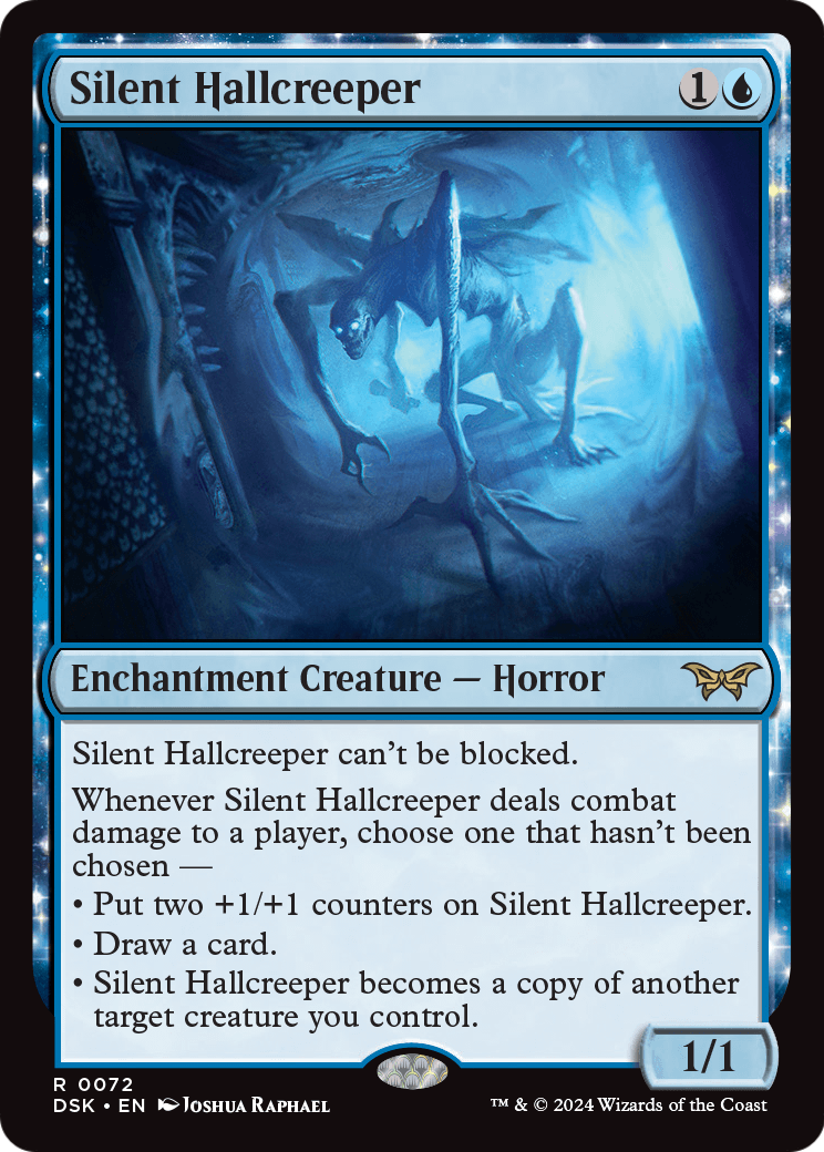 Silent Hallcreeper (DSK-072) [Duskmourn: House of Horror]