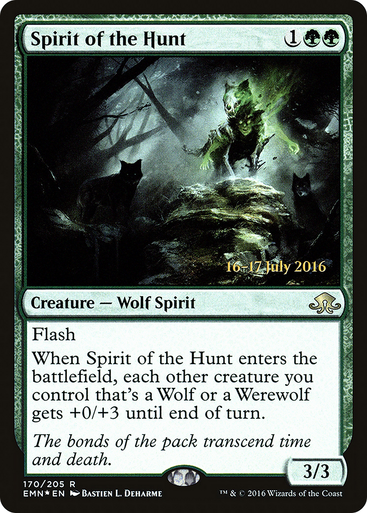 Spirit of the Hunt (PRE-170S) [Eldritch Moon Promos] Foil