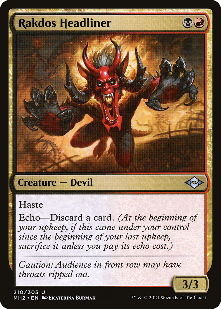 Rakdos Headliner (MH2-210) [Modern Horizons 2] Foil