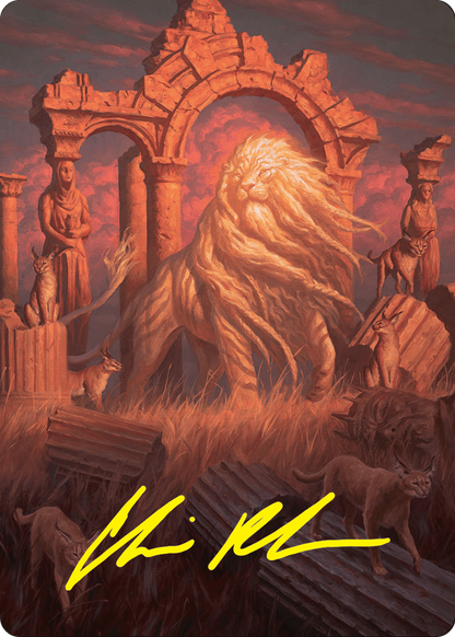 Arahbo, the First Fang // Arahbo, the First Fang (AFDN-026) (Borderless) [Foundations Art Series] Foil