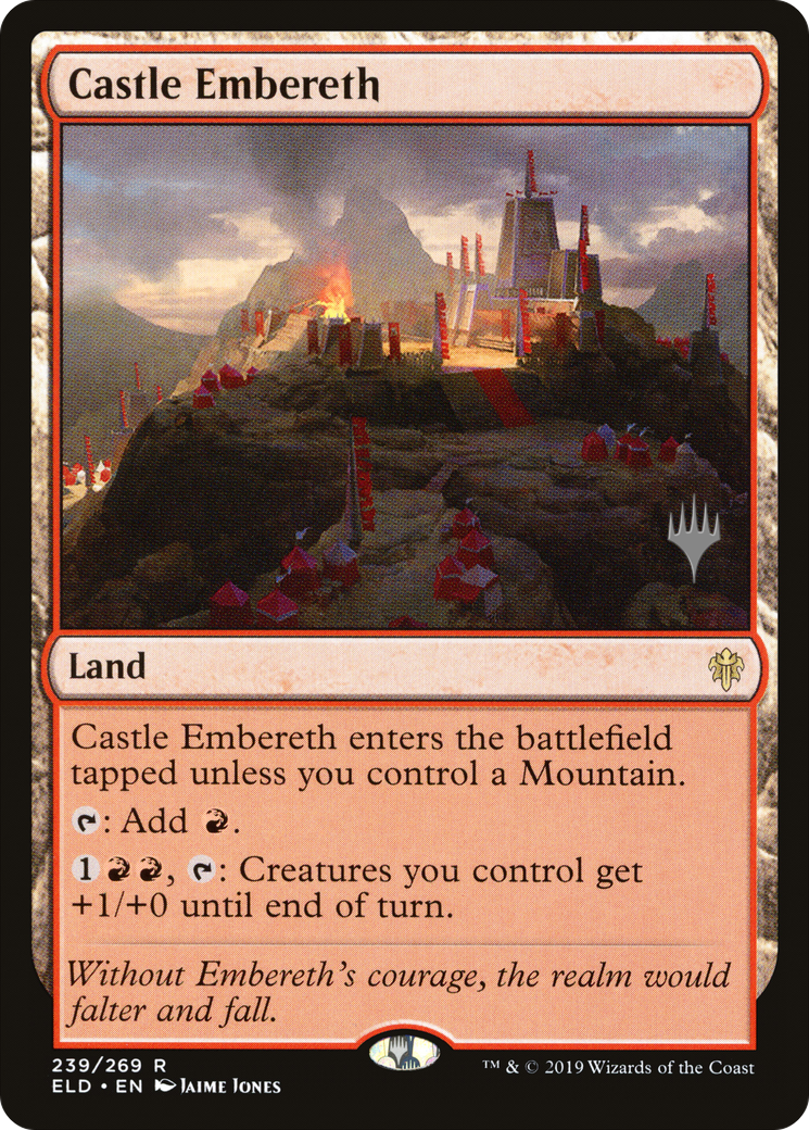 Castle Embereth (PPELD-239) [Promo Pack: Throne of Eldraine Promos]