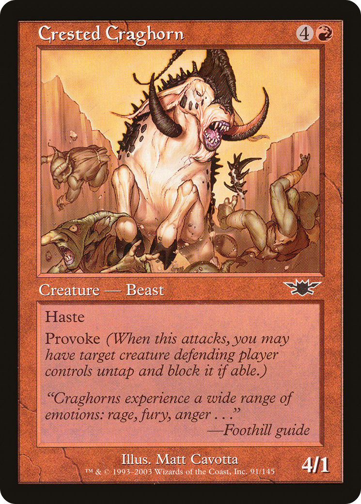 Crested Craghorn (LGN-091) [Legions]