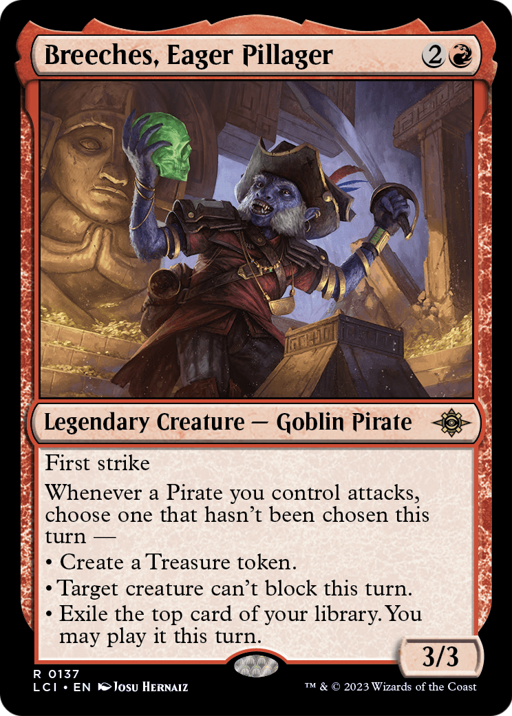 Breeches, Eager Pillager (LCI-137) [The Lost Caverns of Ixalan]