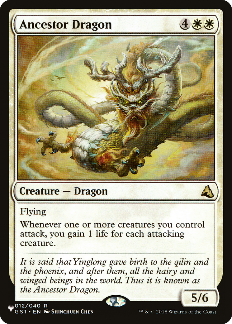 Ancestor Dragon (LIST-GS1-12) [The List]