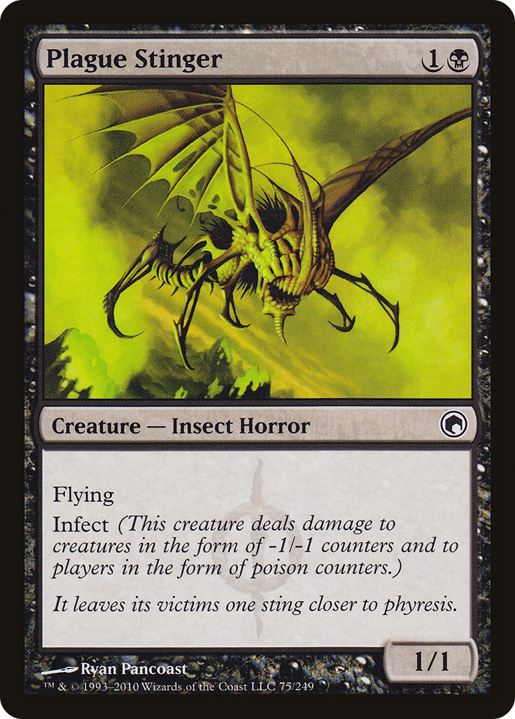 Plague Stinger (SOM-075) [Scars of Mirrodin]