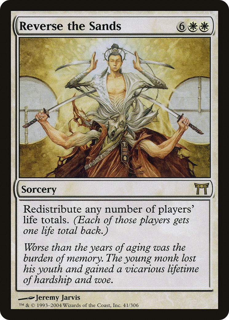 Reverse the Sands (CHK-041) [Champions of Kamigawa] Foil