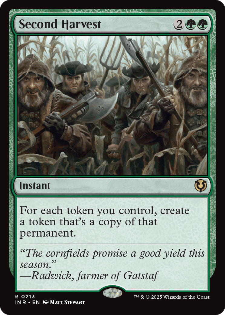 Second Harvest (INR-213) [Innistrad Remastered] Foil
