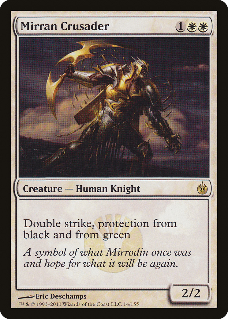 Mirran Crusader (MBS-014) [Mirrodin Besieged] Foil