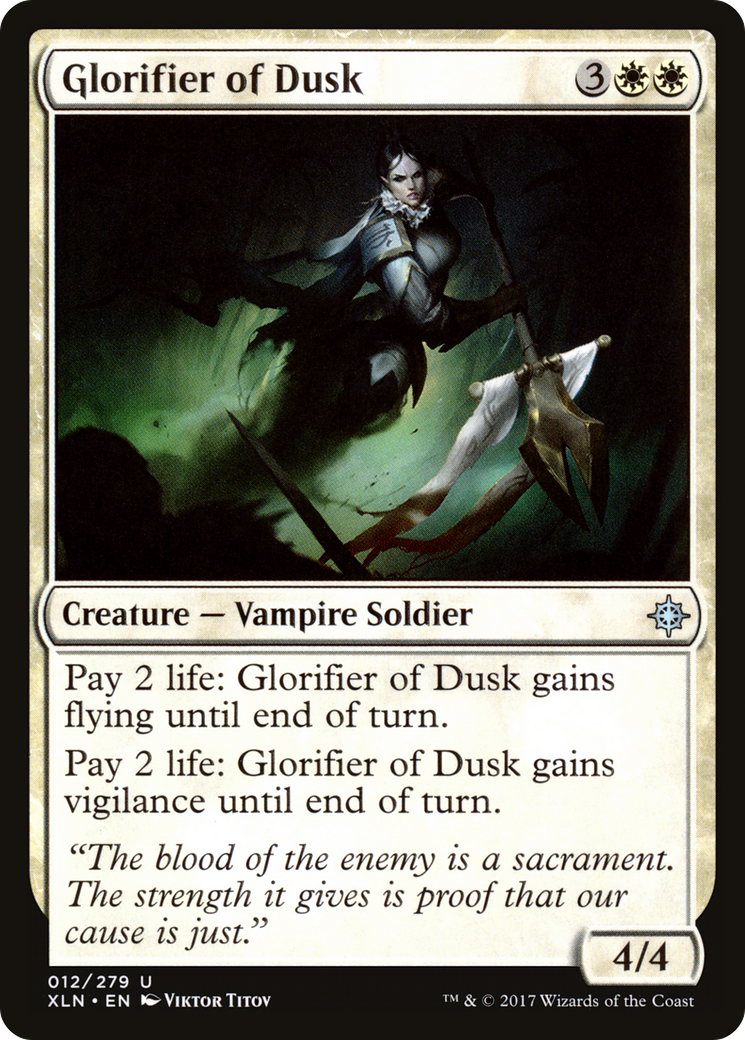 Glorifier of Dusk (XLN-012) [Ixalan]