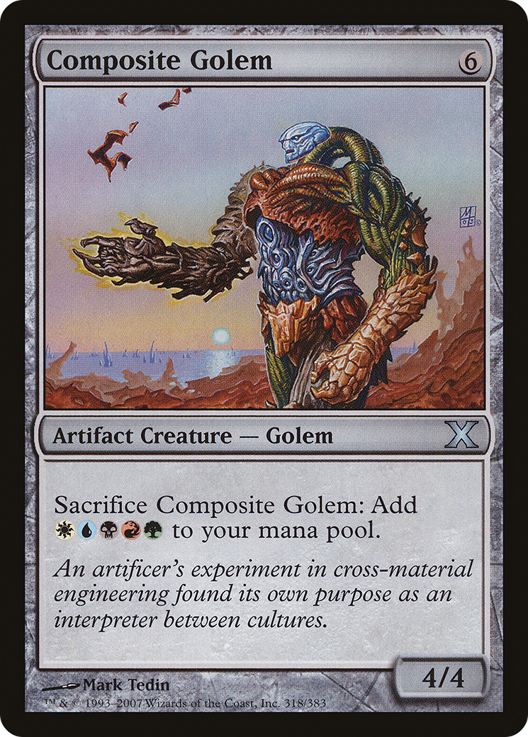 Composite Golem (10E-318) [Tenth Edition] Foil