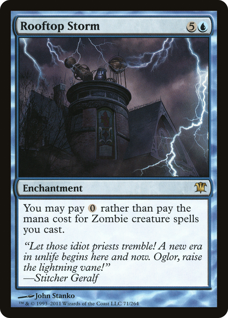 Rooftop Storm (ISD-071) [Innistrad] Foil