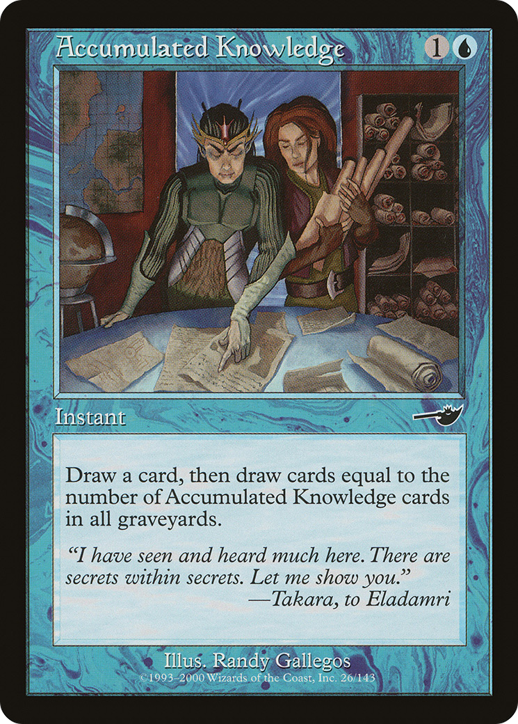 Accumulated Knowledge (NMS-026) [Nemesis] Foil