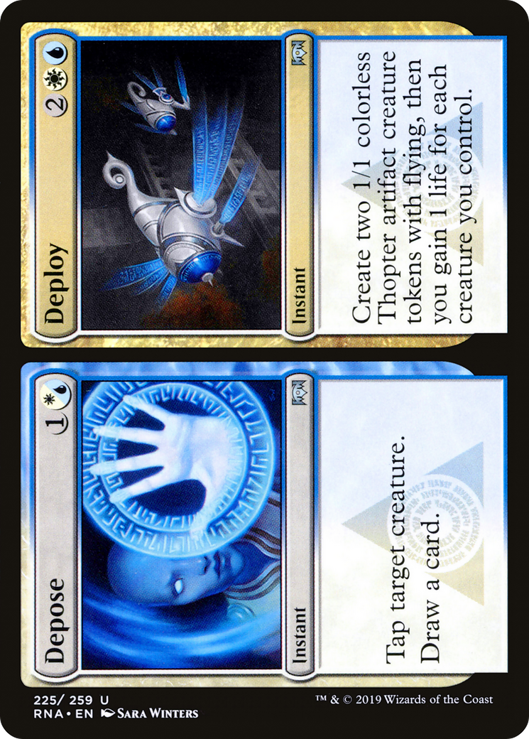 Depose // Deploy (RNA-225) [Ravnica Allegiance]