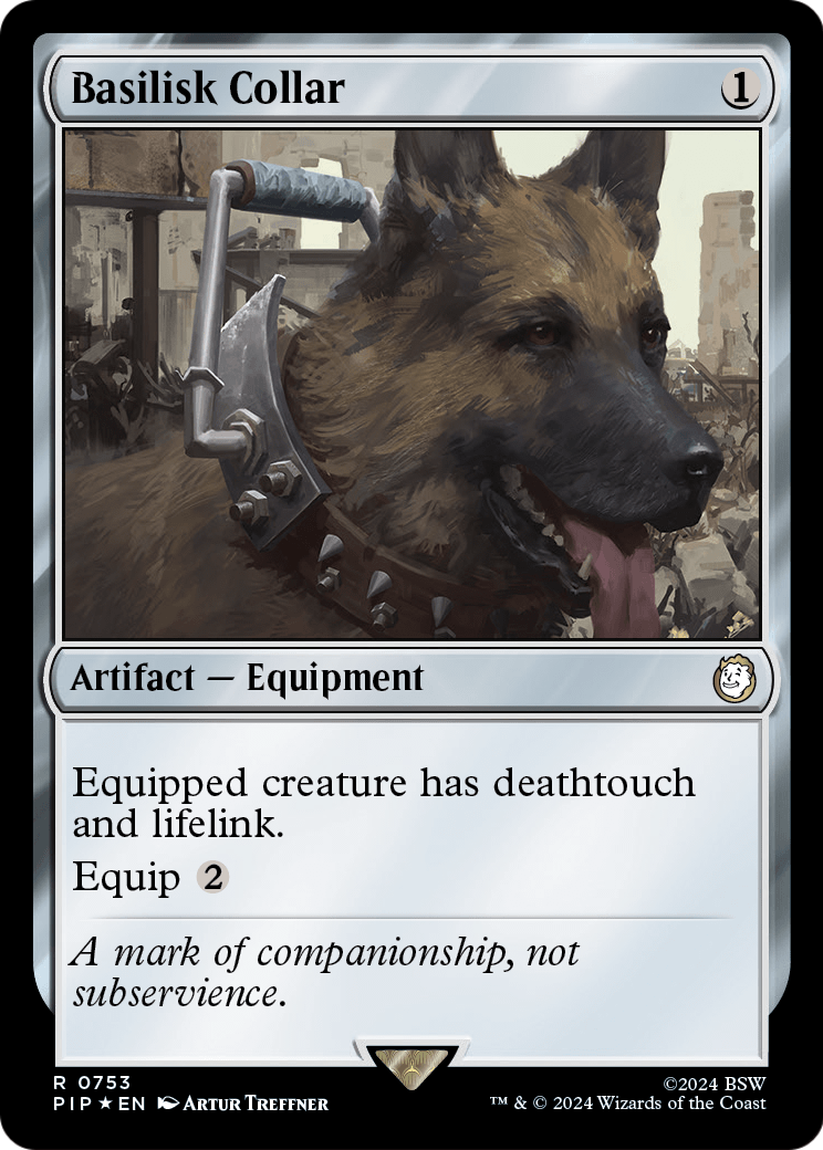 Basilisk Collar (Surge Foil) (PIP-753) [Fallout] Foil
