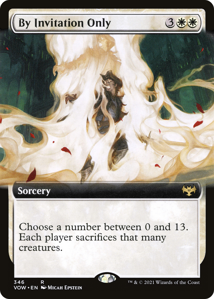 By Invitation Only (Extended Art) (VOW-346) [Innistrad: Crimson Vow] Foil