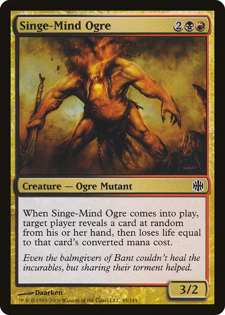 Singe-Mind Ogre (ARB-045) [Alara Reborn]