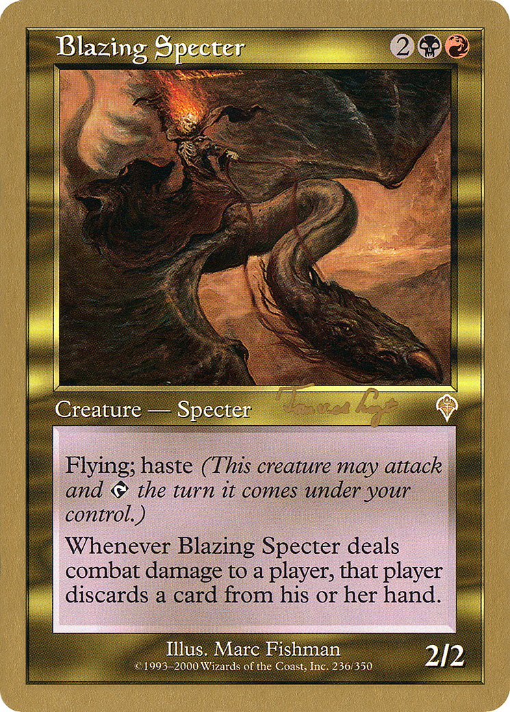 Blazing Specter - 2001 Tom van de Logt (INV) [World Championship Decks 2001]
