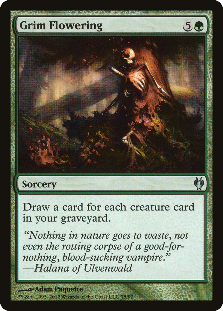 Grim Flowering (DDJ-075) [Duel Decks: Izzet vs. Golgari]