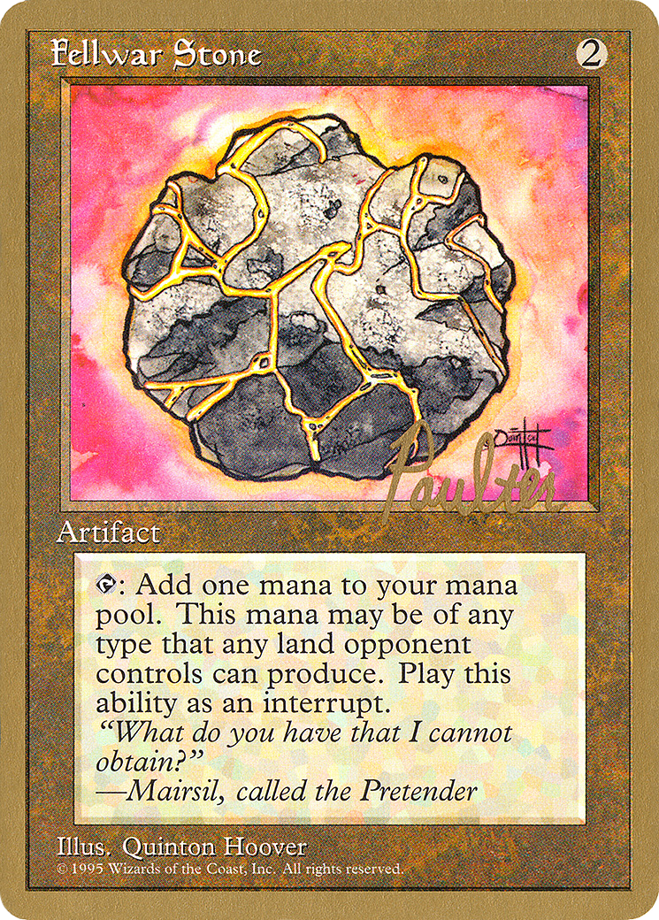 Fellwar Stone - 1996 Preston Poulter (4ED) [Pro Tour Collector Set]